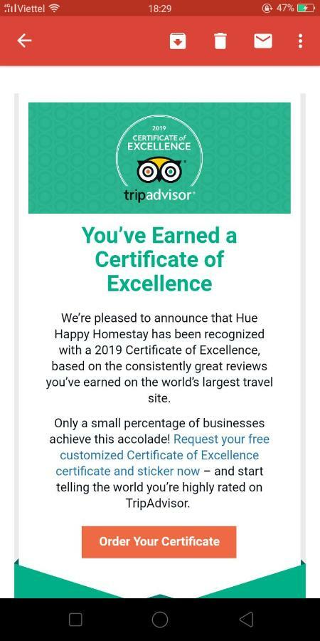Hue Happy Homestay Eksteriør bilde
